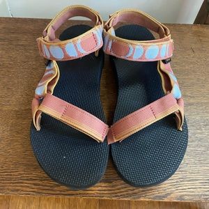 TEVA Womens Original Sport Sandal Moon Phase Copper 8